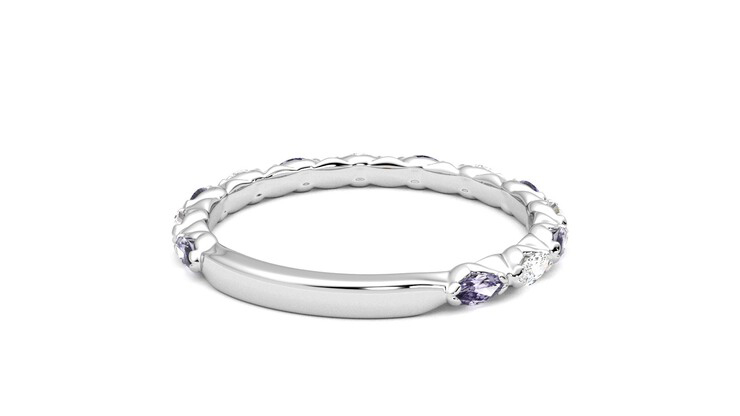 Taylor & Hart Laurel Wedding Ring 360 degree image 14