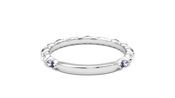 Taylor & Hart Laurel Wedding Ring 360 degree image 15