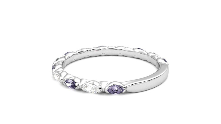 Taylor & Hart Laurel Wedding Ring 360 degree image 18