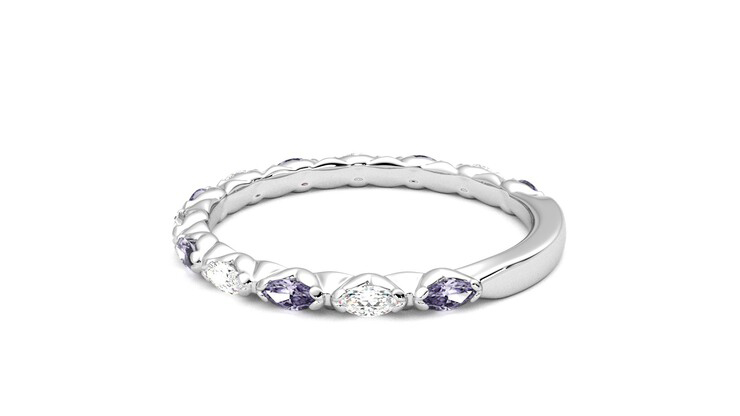 Taylor & Hart Laurel Wedding Ring 360 degree image 19