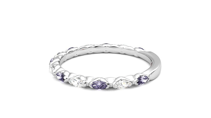 Taylor & Hart Laurel Wedding Ring 360 degree image 20