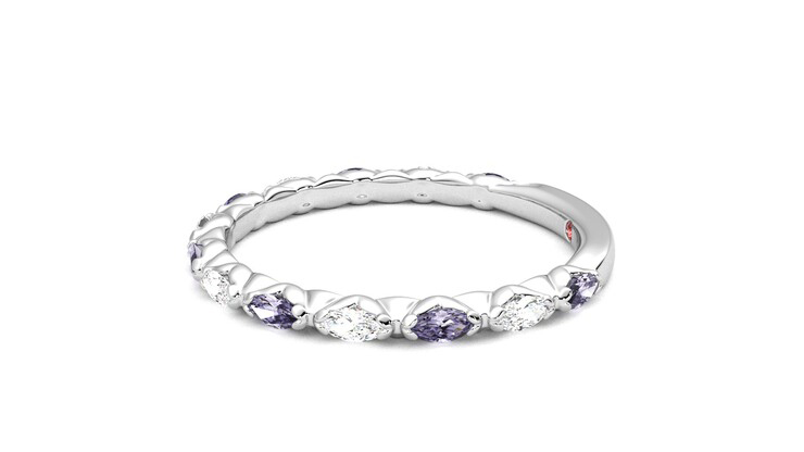 Taylor & Hart Laurel Wedding Ring 360 degree image 21