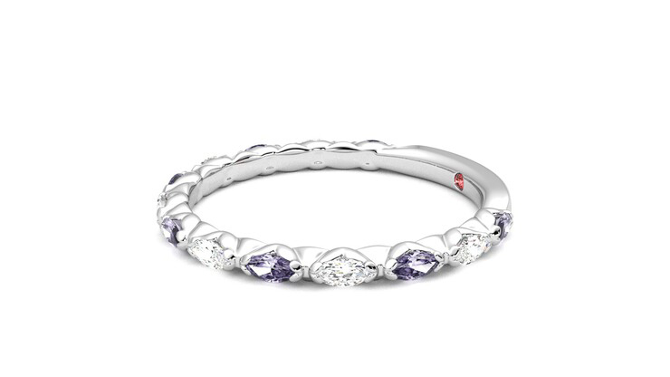 Taylor & Hart Laurel Wedding Ring 360 degree image 22