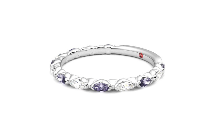 Taylor & Hart Laurel Wedding Ring 360 degree image 23