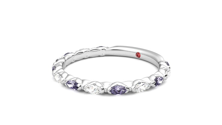 Taylor & Hart Laurel Wedding Ring 360 degree image 24