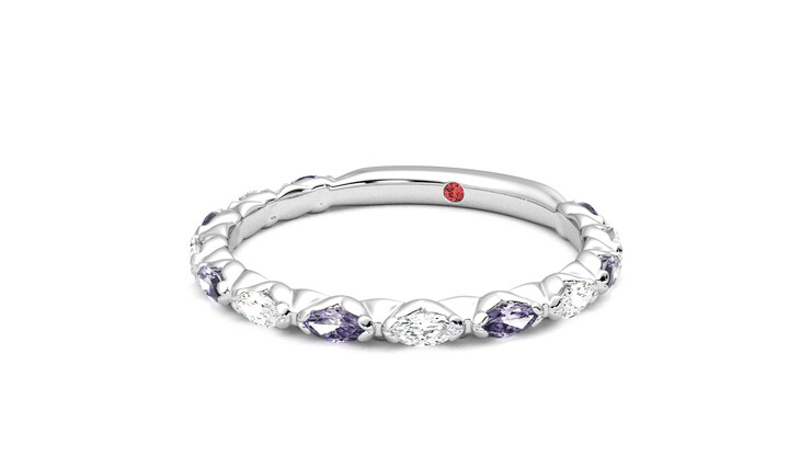 Taylor & Hart Laurel Wedding Ring 360 degree image 26