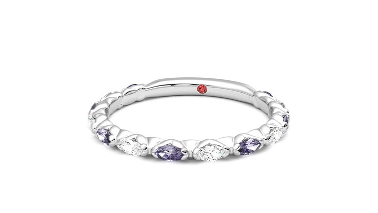 Taylor & Hart Laurel Wedding Ring 360 degree image 27