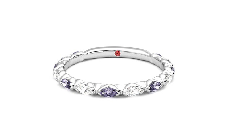 Taylor & Hart Laurel Wedding Ring 360 degree image 28