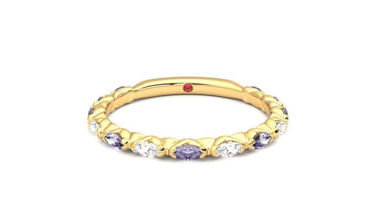 Taylor & Hart Laurel Wedding Ring 360 degree image 0