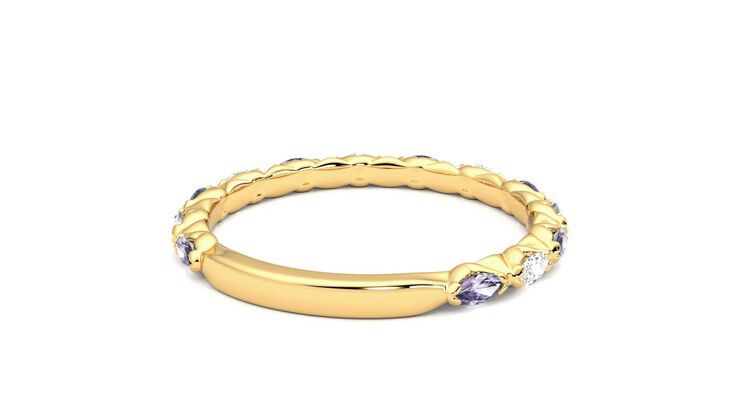 Taylor & Hart Laurel Wedding Ring 360 degree image 14