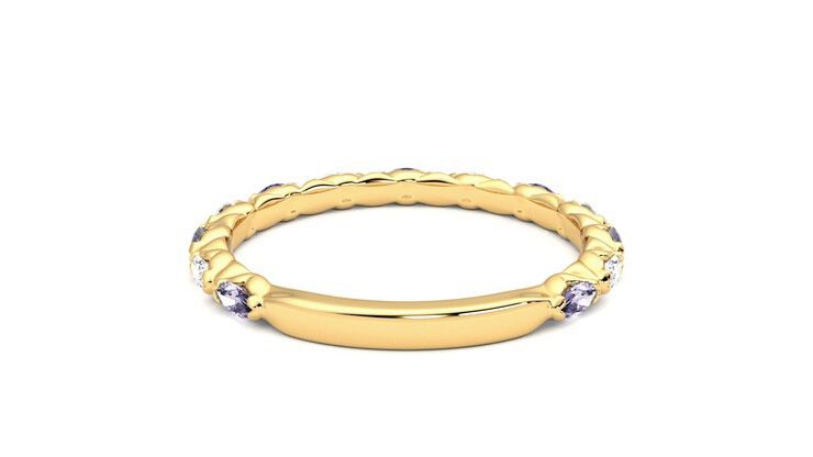 Taylor & Hart Laurel Wedding Ring 360 degree image 15