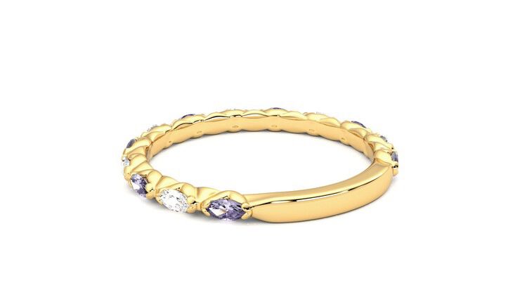 Taylor & Hart Laurel Wedding Ring 360 degree image 17