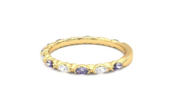 Taylor & Hart Laurel Wedding Ring 360 degree image 20