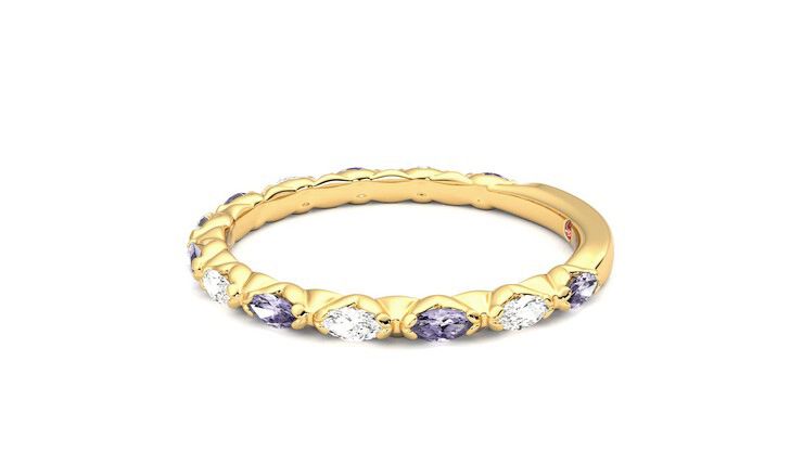 Taylor & Hart Laurel Wedding Ring 360 degree image 21