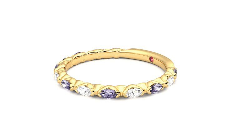 Taylor & Hart Laurel Wedding Ring 360 degree image 23