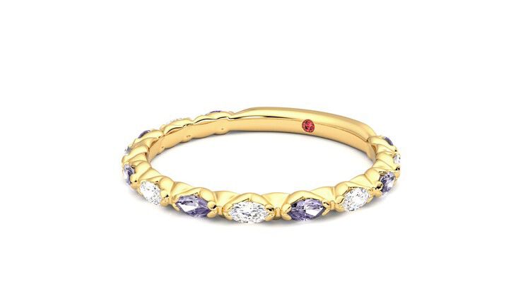 Taylor & Hart Laurel Wedding Ring 360 degree image 25