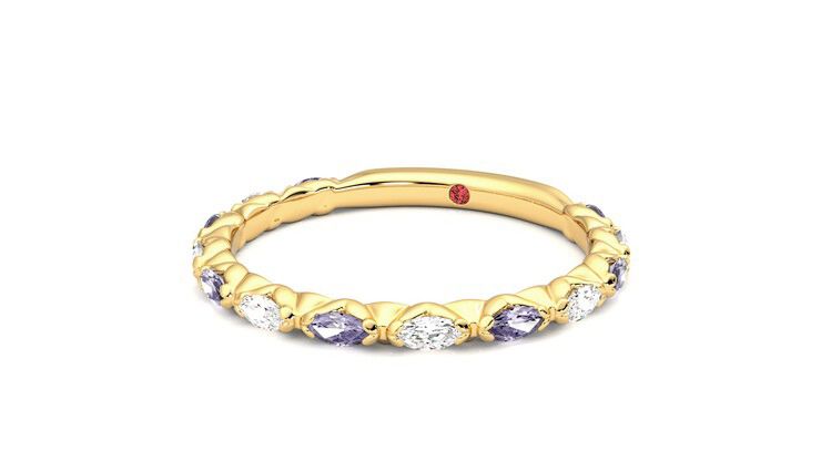 Taylor & Hart Laurel Wedding Ring 360 degree image 26