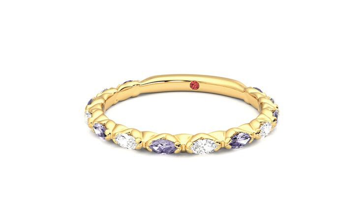 Taylor & Hart Laurel Wedding Ring 360 degree image 27