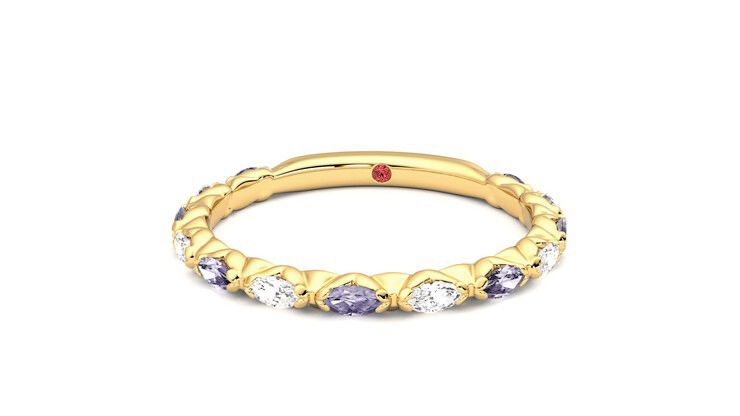 Taylor & Hart Laurel Wedding Ring 360 degree image 28
