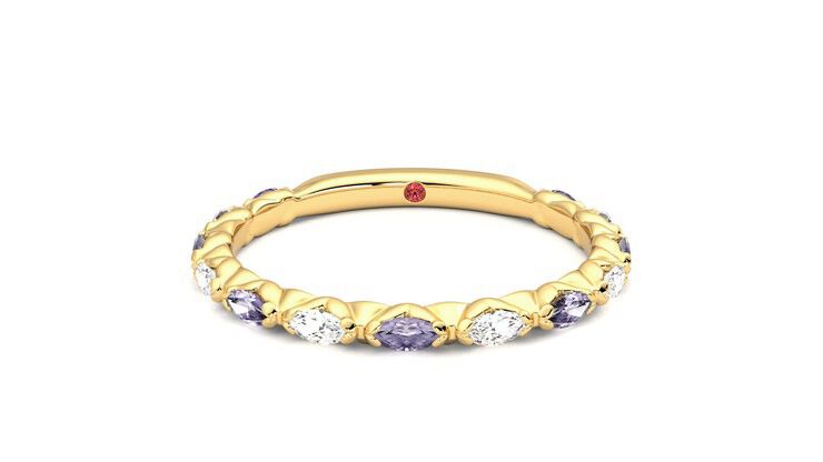 Taylor & Hart Laurel Wedding Ring 360 degree image 29