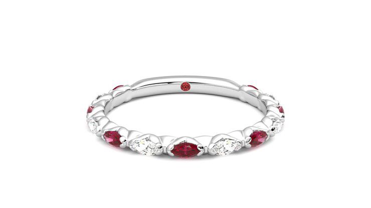 Taylor & Hart Laurel Wedding Ring 360 degree image 0