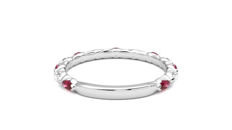 Taylor & Hart Laurel Wedding Ring 360 degree image 15