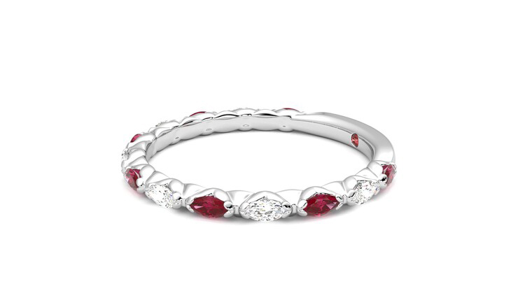 Taylor & Hart Laurel Wedding Ring 360 degree image 22