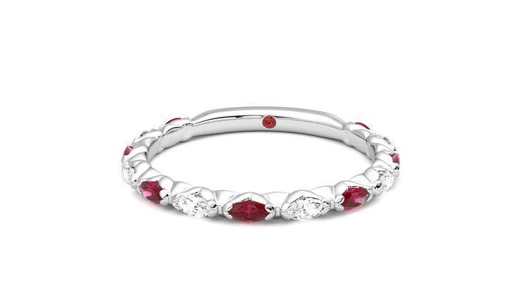 Taylor & Hart Laurel Wedding Ring 360 degree image 28