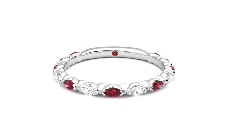 Taylor & Hart Laurel Wedding Ring 360 degree image 29