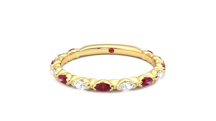 Taylor & Hart Laurel Wedding Ring 360 degree image 28