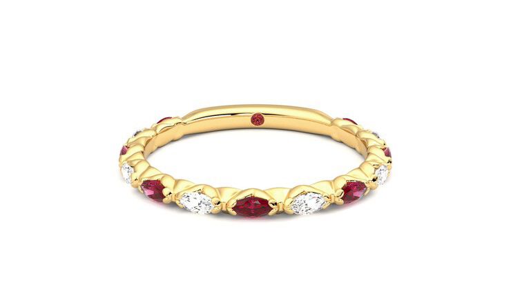 Taylor & Hart Laurel Wedding Ring 360 degree image 29