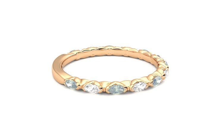 Taylor & Hart Laurel Wedding Ring 360 degree image 10