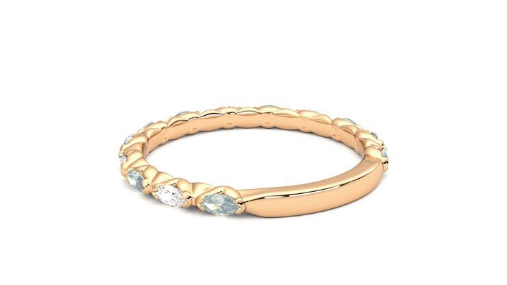 Taylor & Hart Laurel Wedding Ring 360 degree image 17