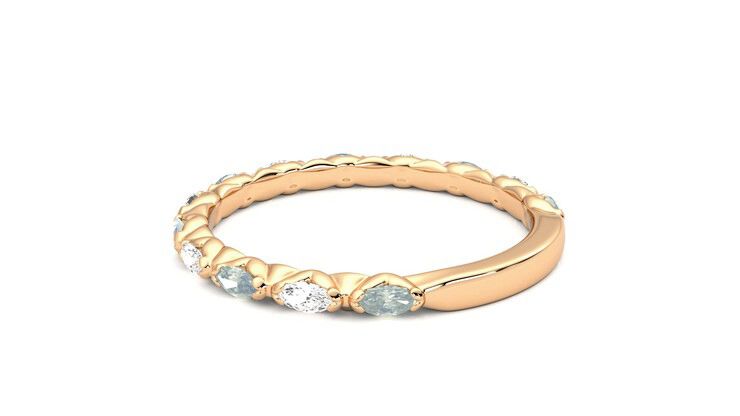 Taylor & Hart Laurel Wedding Ring 360 degree image 18