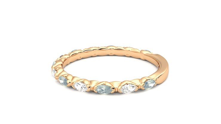 Taylor & Hart Laurel Wedding Ring 360 degree image 20