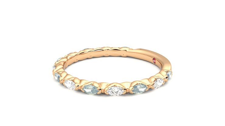 Taylor & Hart Laurel Wedding Ring 360 degree image 22