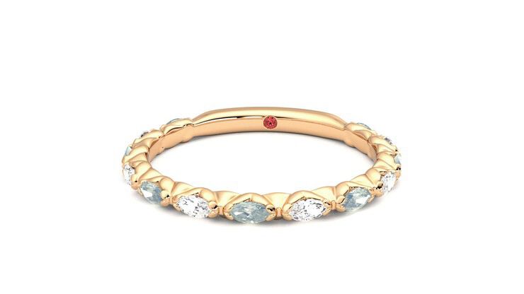 Taylor & Hart Laurel Wedding Ring 360 degree image 28