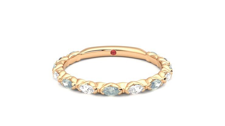 Taylor & Hart Laurel Wedding Ring 360 degree image 29