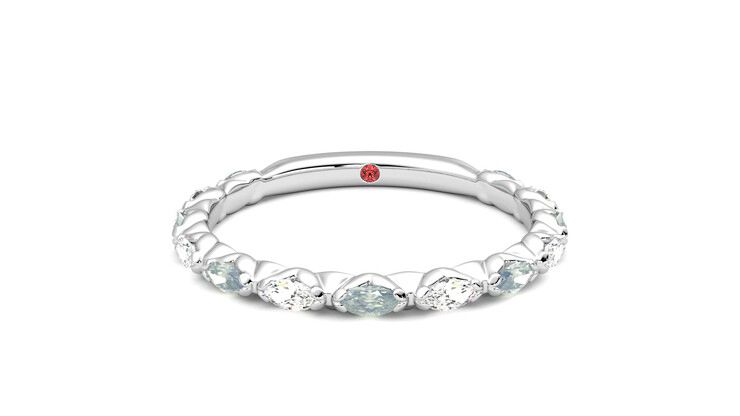 Taylor & Hart Laurel Wedding Ring 360 degree image 0