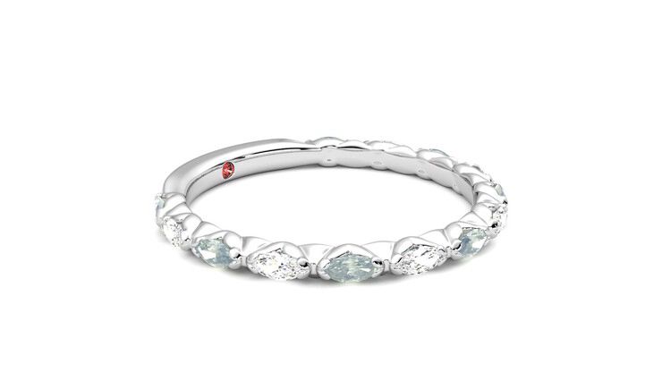 Taylor & Hart Laurel Wedding Ring 360 degree image 7