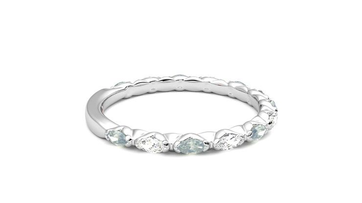 Taylor & Hart Laurel Wedding Ring 360 degree image 10