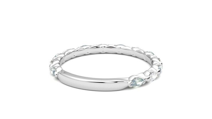 Taylor & Hart Laurel Wedding Ring 360 degree image 14