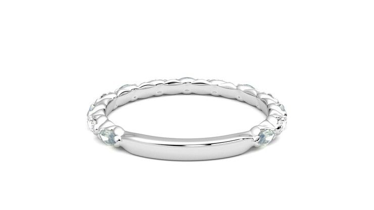 Taylor & Hart Laurel Wedding Ring 360 degree image 15
