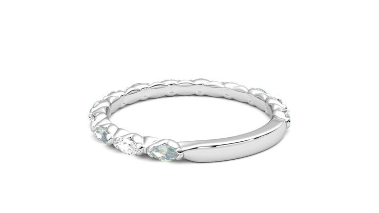 Taylor & Hart Laurel Wedding Ring 360 degree image 17