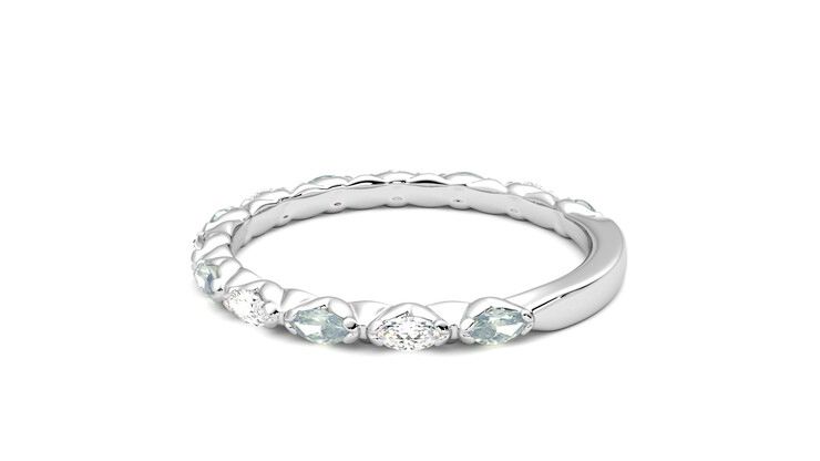 Taylor & Hart Laurel Wedding Ring 360 degree image 19