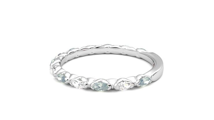 Taylor & Hart Laurel Wedding Ring 360 degree image 20