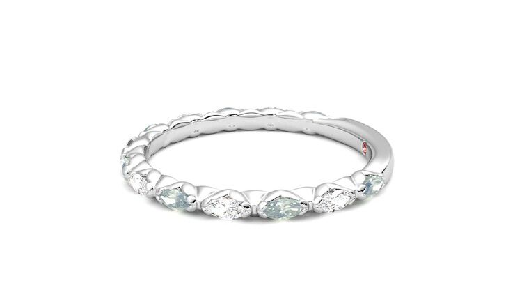 Taylor & Hart Laurel Wedding Ring 360 degree image 21