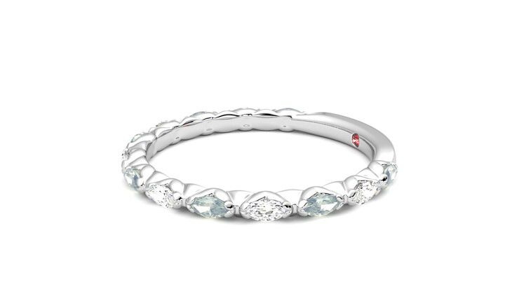 Taylor & Hart Laurel Wedding Ring 360 degree image 22