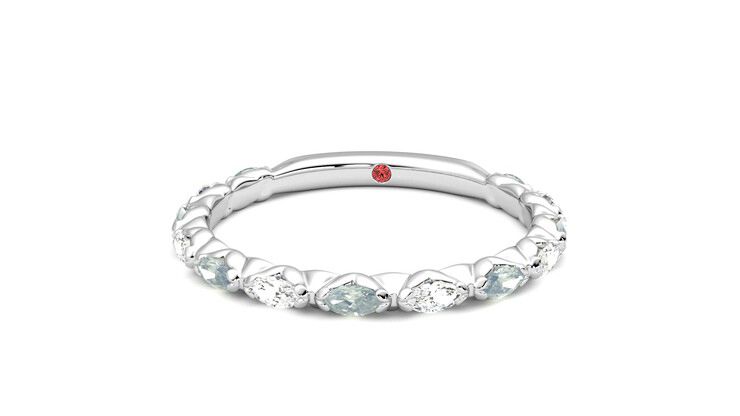 Taylor & Hart Laurel Wedding Ring 360 degree image 28