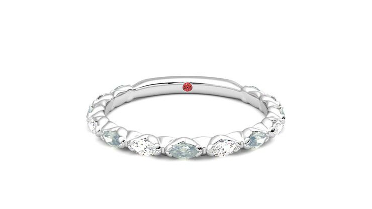 Taylor & Hart Laurel Wedding Ring 360 degree image 29